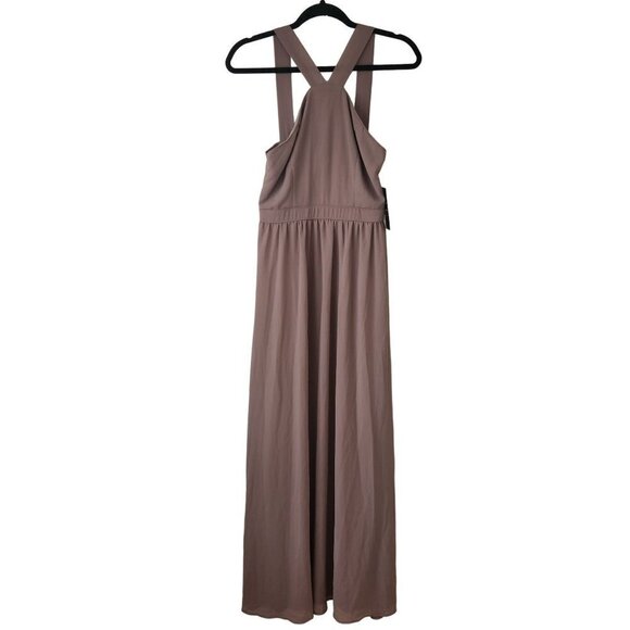 NWT Lulus Air of Romance Taupe Lavender Dress Evening Gown Bridesmaids Dress M - Picture 2 of 8